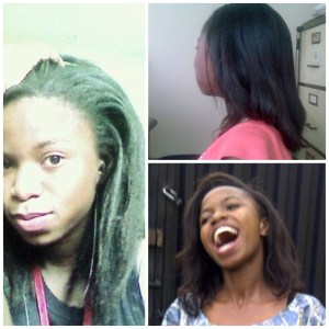 Before I cut my hair
